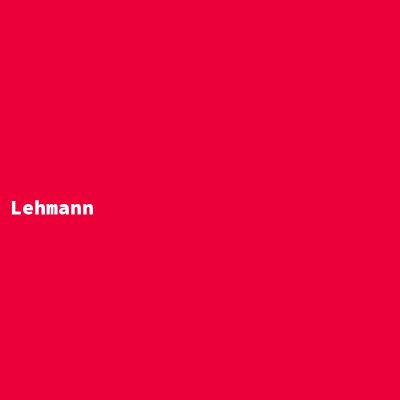 Hersteller: Lehmann