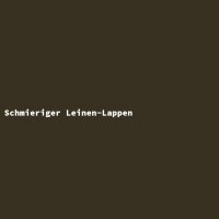 Schmieriger Leinen-Lappen