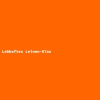 Lebhaftes Leinen-Glas