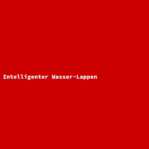 Intelligenter Wasser-Lappen