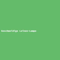 Geschmeidige Leinen-Lampe
