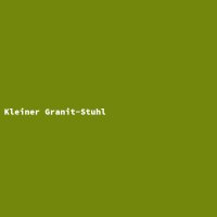Kleiner Granit-Stuhl
