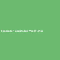 Eleganter Aluminium-Ventilator