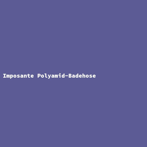 Imposante Polyamid-Badehose